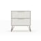 Manhattan Comfort Rockefeller Nightstand 2.0 in Off White, PK2 2-102GMC8 - alternate 5